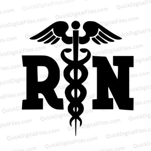 "High-quality SVG graphic for nursing apparel and accessories"