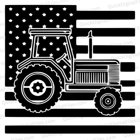 Patriotic farming SVG artwork for custom gear and decorations