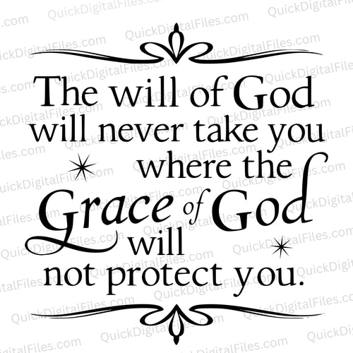 The Will of God: PNG JPEG PDF SVG