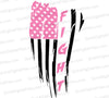 Breast cancer awareness flag SVG file
