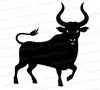 Taurus Silhouette | Zodiac Bull SVG PNG JPEG PDF Download