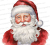 Vintage Santa Claus Watercolor Illustration PNG
