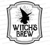 Witch's Brew sign SVG graphic for DIY projects