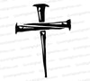 "Nail Cross Christian Symbol SVG, PNG, JPEG, PDF"