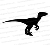 Allosaurus silhouette SVG for Cricut projects.
