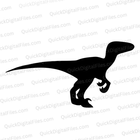 Allosaurus silhouette SVG for Cricut projects.
