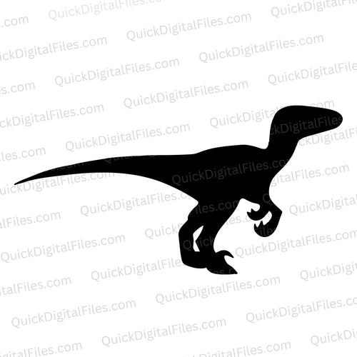 Allosaurus Silhouette: SVG PNG DXF