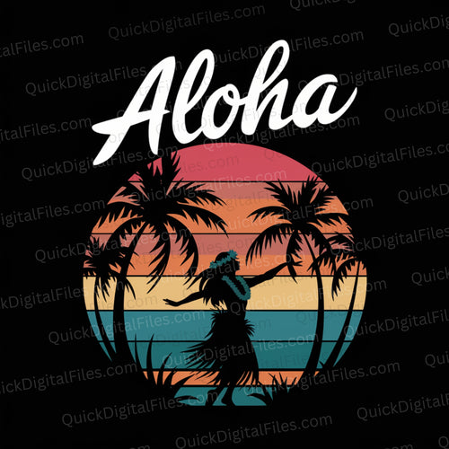 Aloha: PNG JPEG PDF