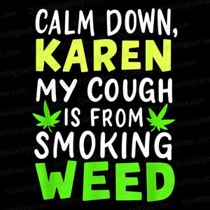 Cannabis culture joke about coughing and smoking weed