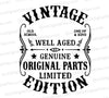 Customizable vintage sign SVG clipart with space for personal text