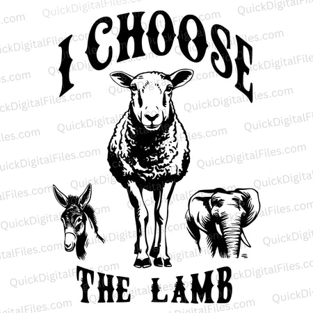 I Choose the Lamb SVG