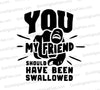 Provocative Adult Themed Graphic: Your Mom Should Have Swallowed You