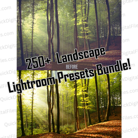 "250+ Landscape Lightroom Presets Pack Download"