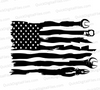 "American Flag and Tools Symbolic Graphic SVG, PNG, JPEG, PDF"