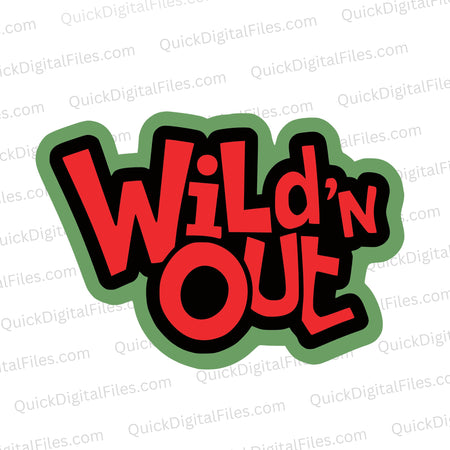 "Wild'n Out Stylized Logo Design"