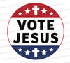 Vote Jesus Emblem SVG Design
