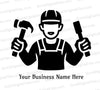 Handyman Tools Silhouette Logo - Customize Your Brand template svg png jpeg