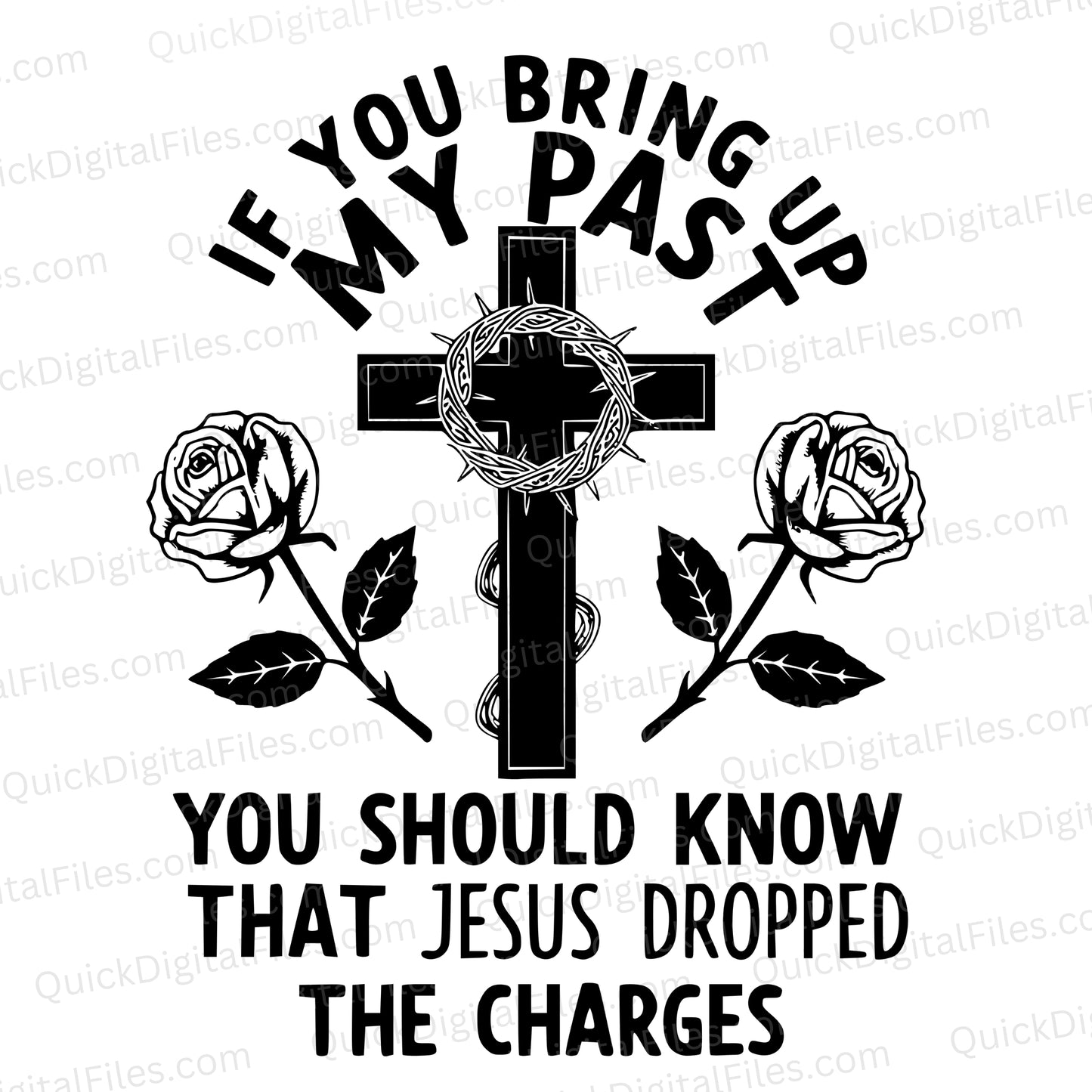Jesus Dropped the Charges SVG | Christian Cross & Forgiveness Design
png jpeg pdf svg