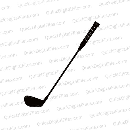 Golf club PNG silhouette
