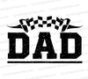 "Dad Racing Checker Flag Design SVG, PNG, JPEG"