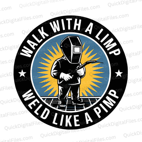 Weld Like a Pimp: SVG PNG JPEG PDF