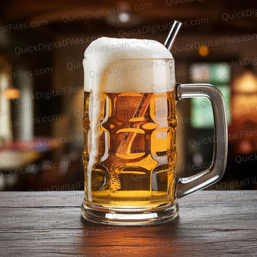 Beer Mug Mockup: PNG