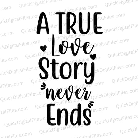 Love story SVG file
