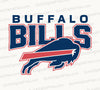 High-quality Buffalo Bills logo featuring bold 'BUFFALO BILLS' text and blue and red bison emblem