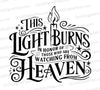 "Memorial Candle Flame Graphic SVG, PNG, JPEG"