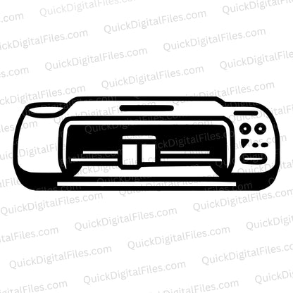 Cricut Machine SVG Vector Illustration
