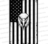 Monochromatic American Flag with Eagle - Patriotic Graphic Art Download svg png jpeg