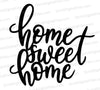 Home Sweet Home SVG for Laser Engraving
