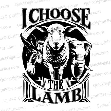 I Choose the Lamb SVG