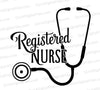 Registered Nurse Stethoscope Illustration svg png jpeg