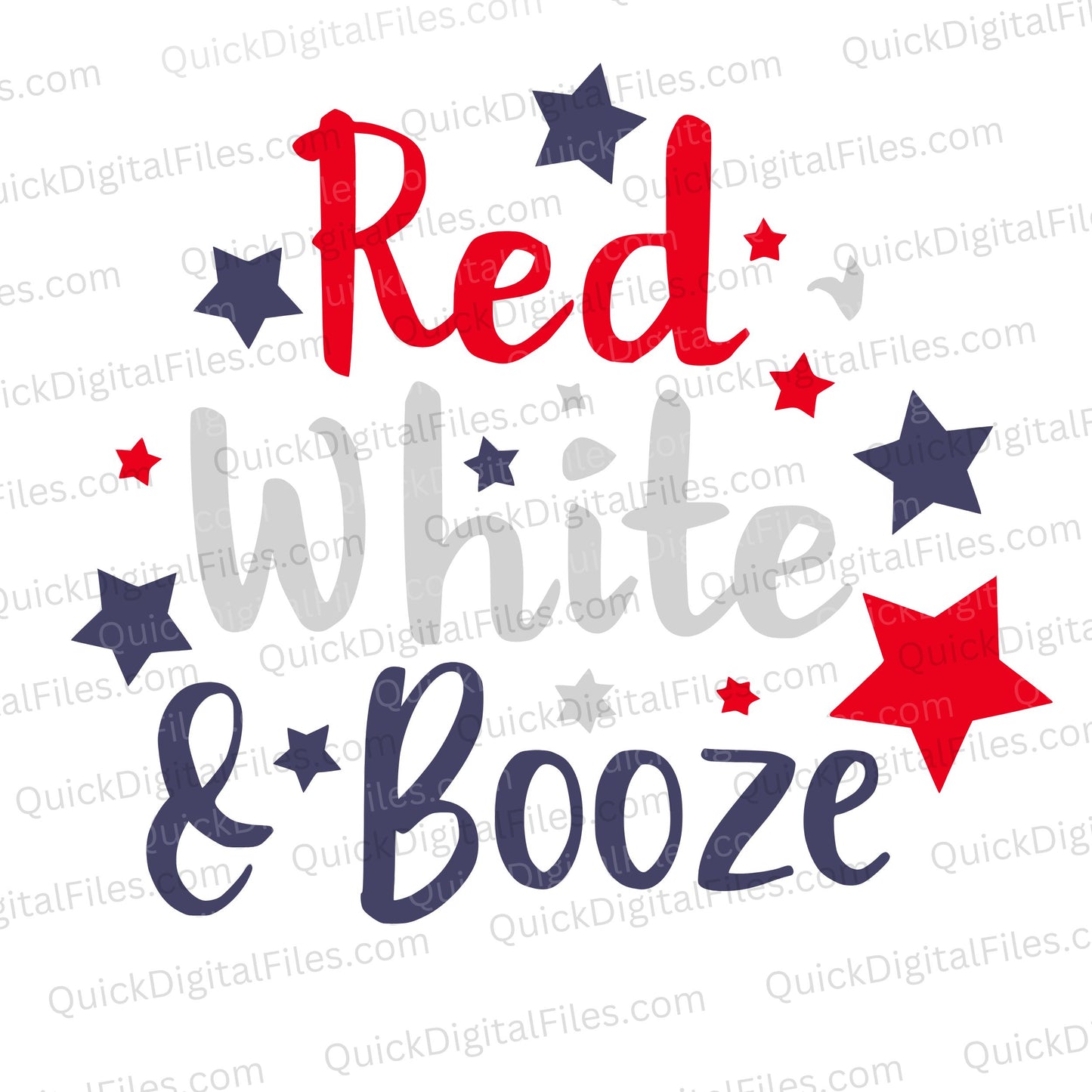 American flag-colored SVG design for Independence Day celebrations Alcohol svg