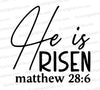 He is RISEN Christian SVG Design
