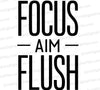 Focus Aim Flush SVG
