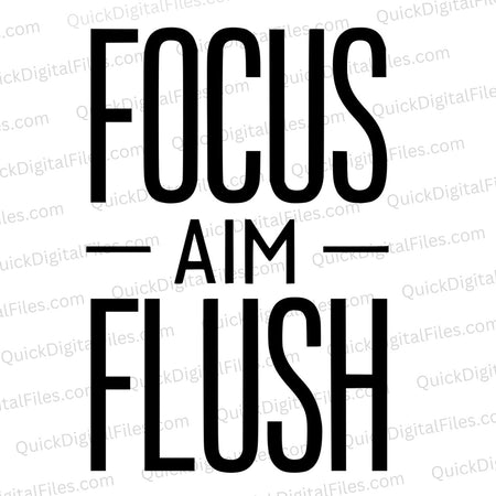 Focus Aim Flush SVG
