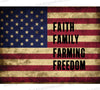 "Distressed American Flag with Values Words PNG, JPEG"