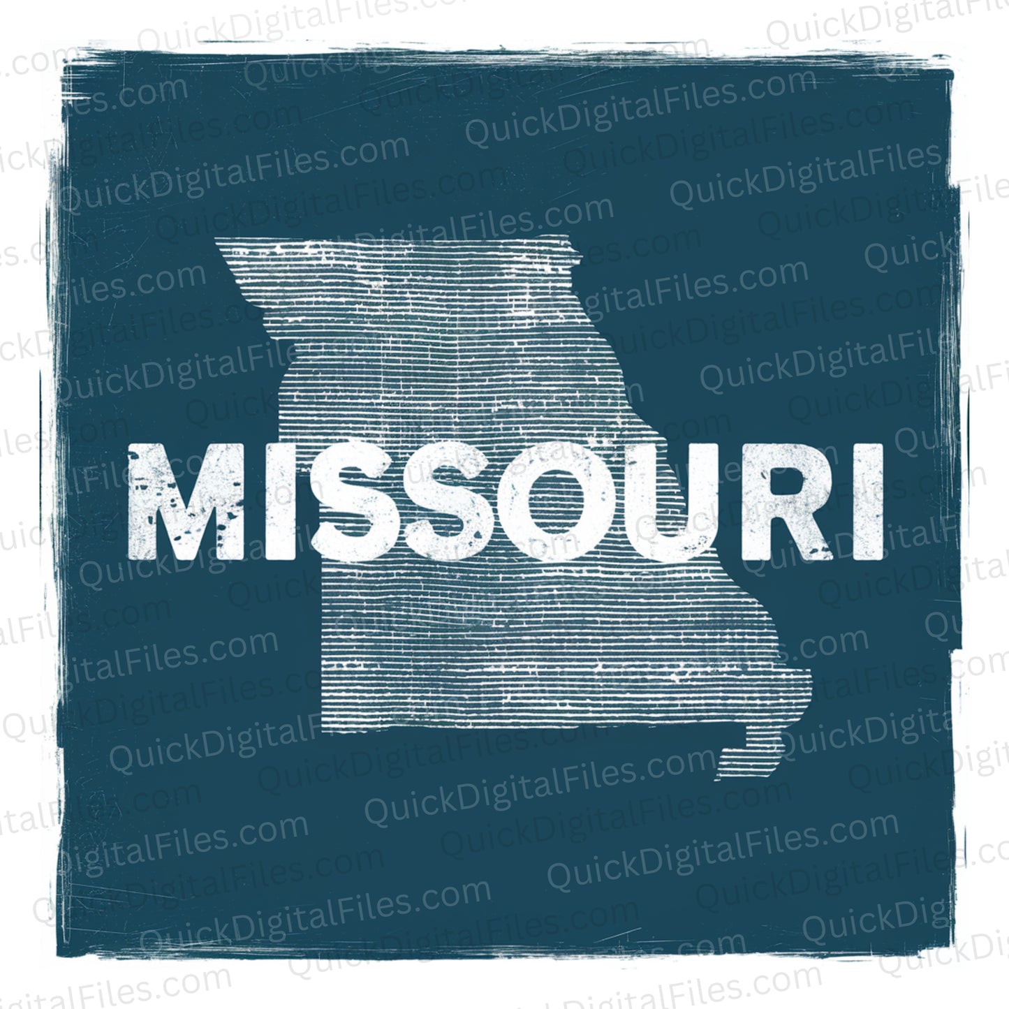 Rustic Missouri PNG with vintage colors
