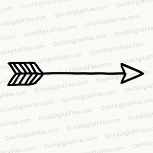 Simple Black Arrow SVG Graphic