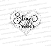 "Stay Sober" message within a swirl heart SVG design for sobriety support.