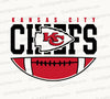 High-quality Kansas City Chiefs logo featuring bold 'CHIEFS' text and red arrowhead emblem