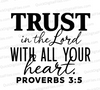 "TRUST in the LORD Proverbs 3:5 SVG, PNG, JPEG, PDF"