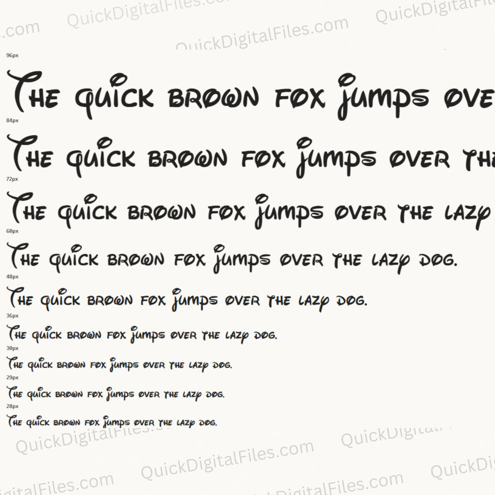 Waltograph Kid-Friendly Font TTF - Magical Cursive Style (Digital ...
