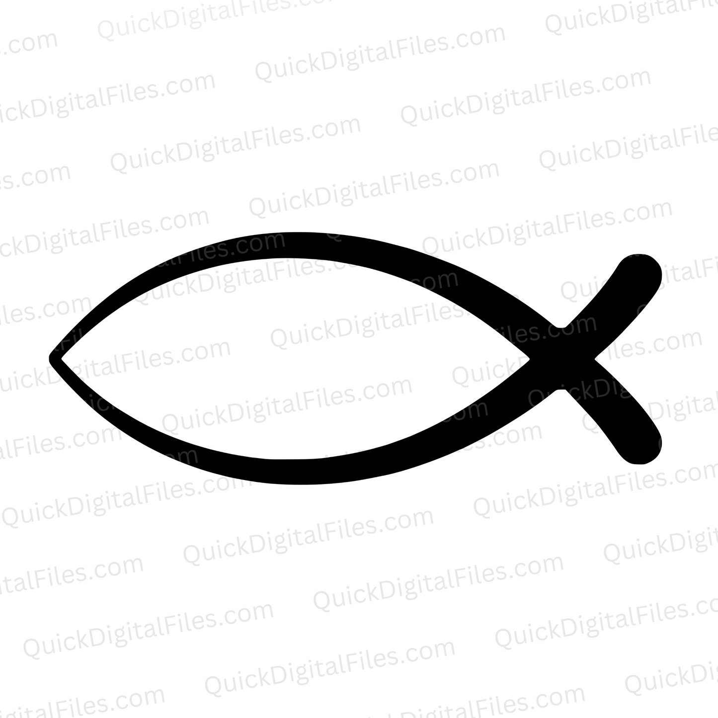 Jesus Fish Logo: SVG PNG JPEG PDF