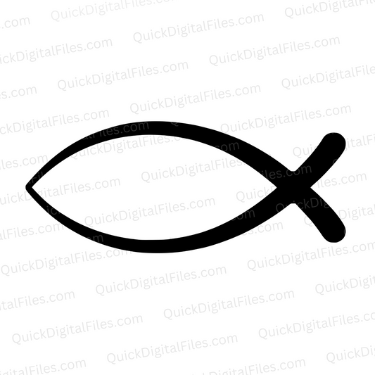 Jesus Fish Logo: SVG PNG JPEG PDF
