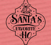 Santa's Favorite Ho graphic design