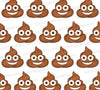 Funny poop emoji pattern in 4x4 size for DIY projects
