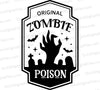 "Original Zombie Poison silhouette SVG"